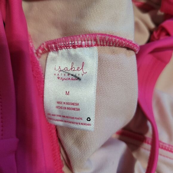 Isabel Pink Maternity Swimsuit - Picture 3 of 4